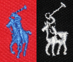 real and fake polo logo