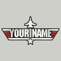Editable Top Gun Logos
