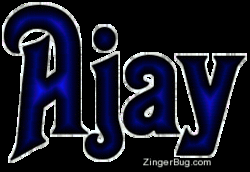 Ajay name Logos