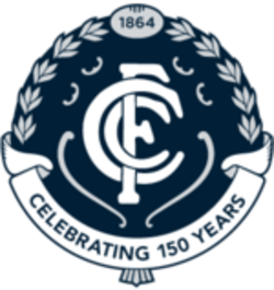 Carlton Blues Official AFL Team Logo Lapel Tie Pin 