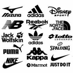 Athletic shoe brand Logos